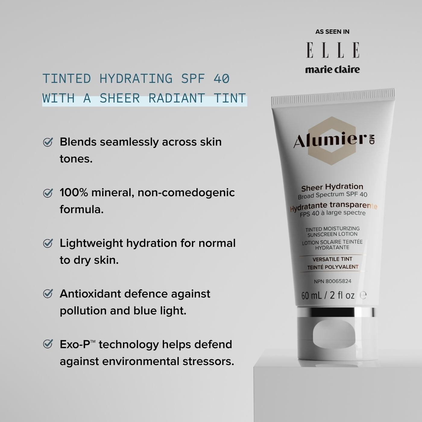 Sheer Hydration Broad Spectrum SPF 40 - Versatile Tint